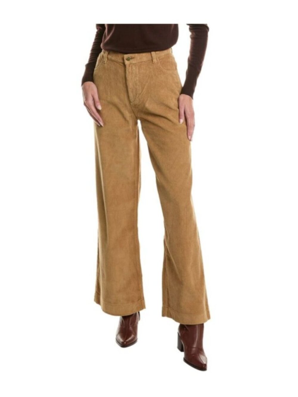 DL1961 Zoie Wide Leg Corduroy Jeans High Rise Soft Cotton Pants Size 25